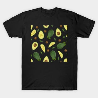 Avocado Pattern T-Shirt